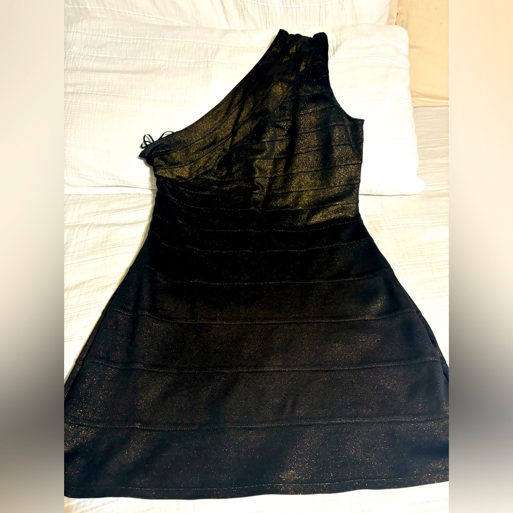 One shoulder dress, size L from Express